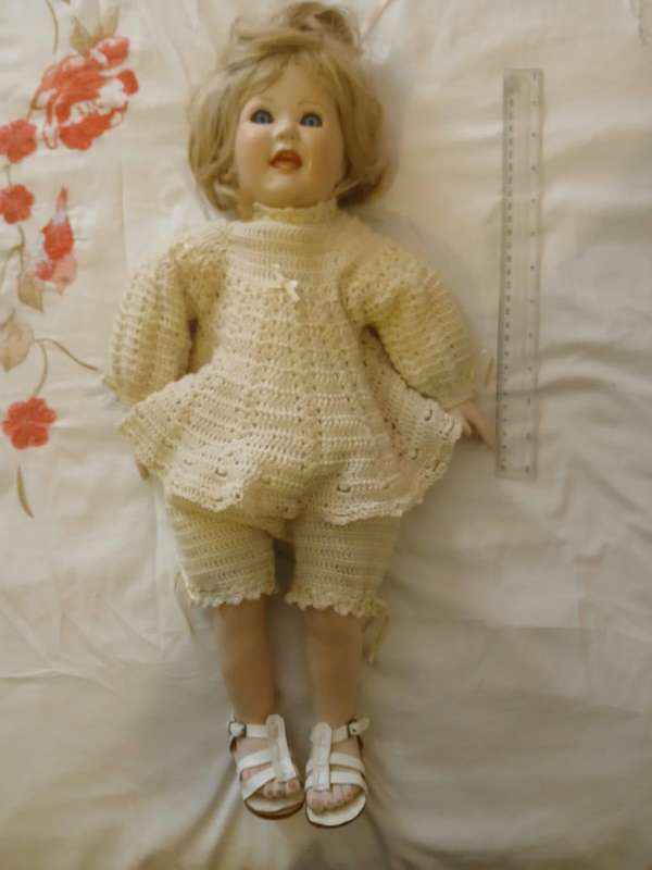 VINTAGE Porcelain Doll