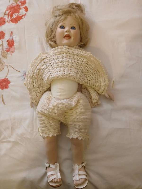 VINTAGE Porcelain Doll