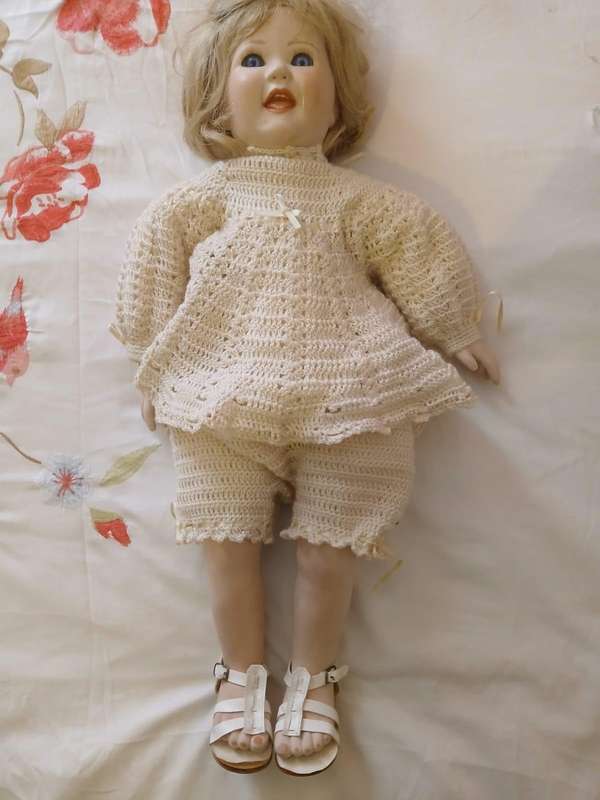 VINTAGE Porcelain Doll