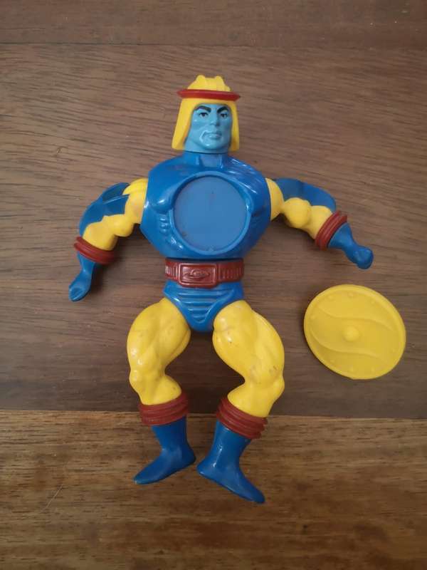 Syklone complete (missing sticker), vintage MOTU / He-man action figure