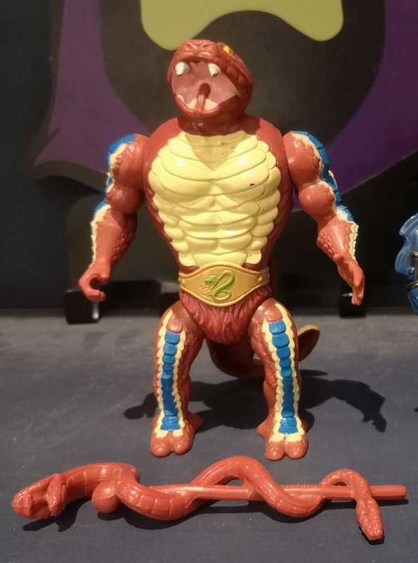 Rattlor complete, vintage MOTU / He-man action figure