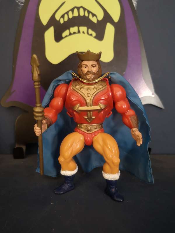 King Randor complete, vintage MOTU / He-man action figure