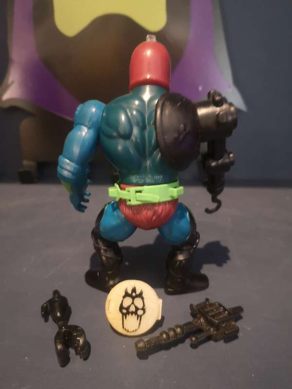 RARE Trap Jaw 100% complete incl. glow-in-the-dark ring, vintage MOTU