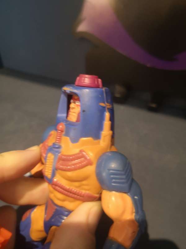 Man-e-faces complete, vintage MOTU / He-man action figure
