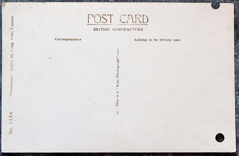 Vintage Bill Boyd "Hopalong Cassidy" Photo Postcard -Picturegoer Series No. 1154 - Paramount Studios