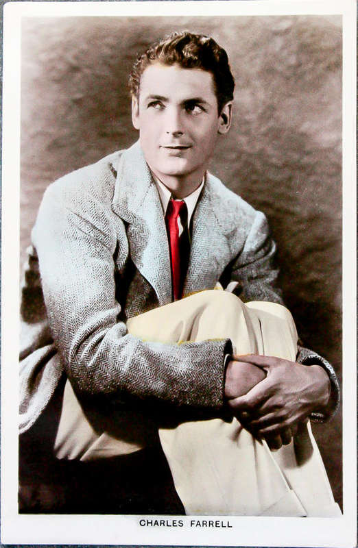 Vintage Charles Farrell Handcoloured Real Photo Postcard - Colourgraph Series No. C 115
