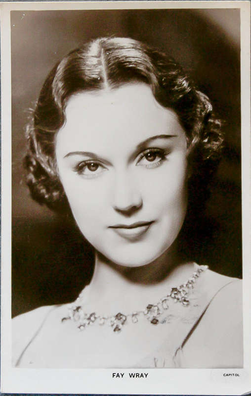 Vintage Fay Wray "King Kong" Actress Real Photo Postcard - Picturegoer Series No. 1169 - Capitol