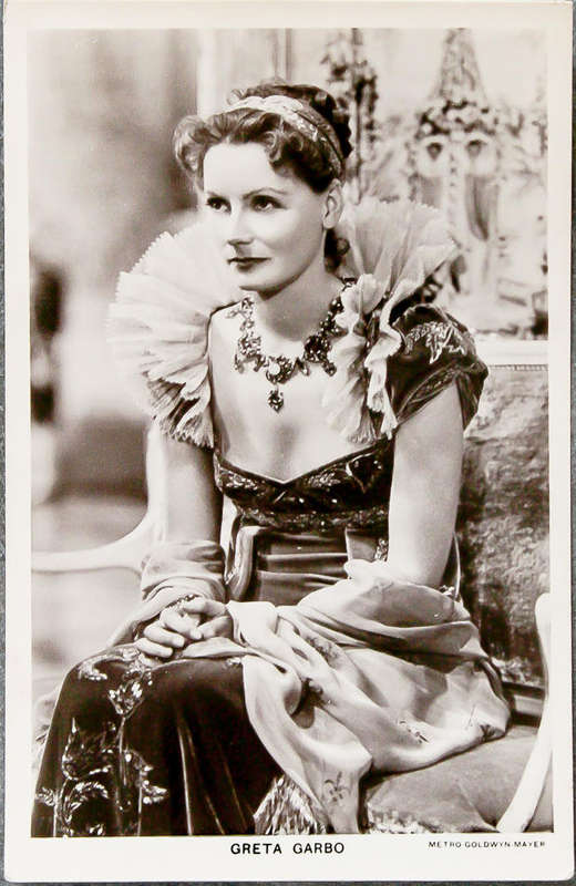 Vintage Greta Garbo Real Photo Postcard - Picturegoer Series No. 1161c - Metro-Goldwyn-Mayer