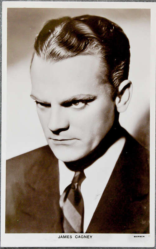 Vintage James Cagney Real Photo Postcard - Picturegoer Series No. 655b - Warner Bros.