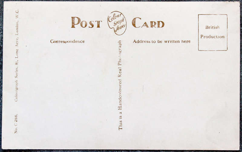 Vintage Lily Pons Handcoloured Real Photo Postcard - Colourgraph Series No. C 286 - Radio