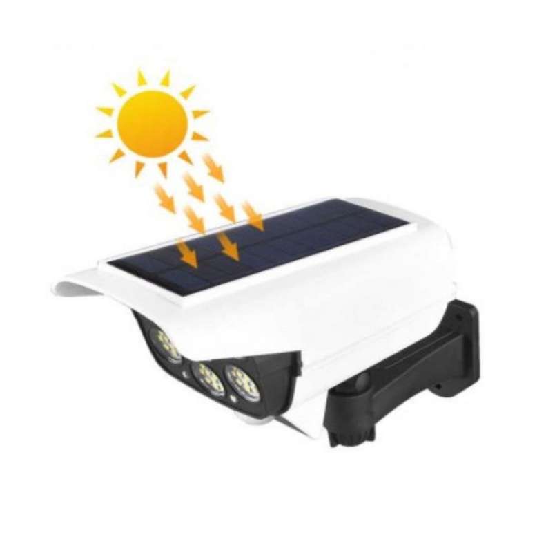 Solar-Powered Motion Sensor Spotlight - LED Security Waterproof Flood Light