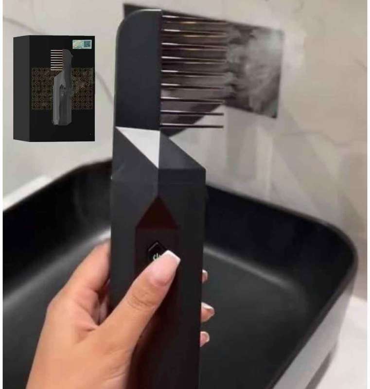 Portable Incense Burner & Hair Fragrance Comb- Black