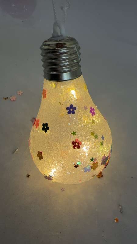 Christmas Ornaments Balls Plastic LED Bulbs Lights Pandent C