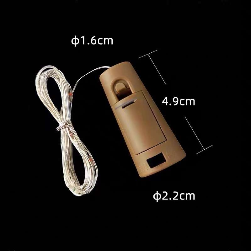 Mini Cork Light String Bar Light 2m / white