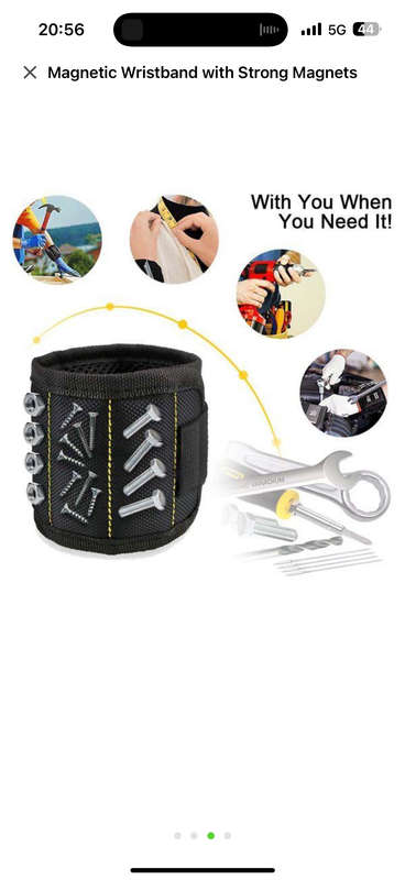 Magnetic Wristband with Strong Magnets/tools