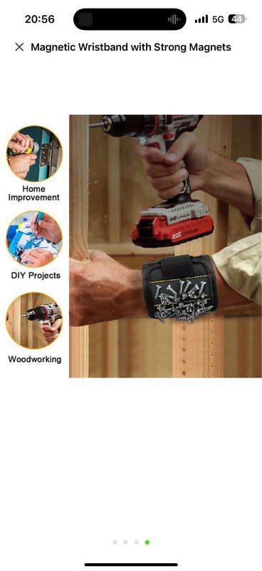 Magnetic Wristband with Strong Magnets/tools