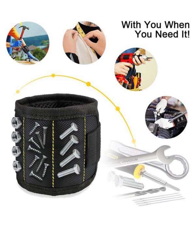Magnetic Wristband with Strong Magnets/tools