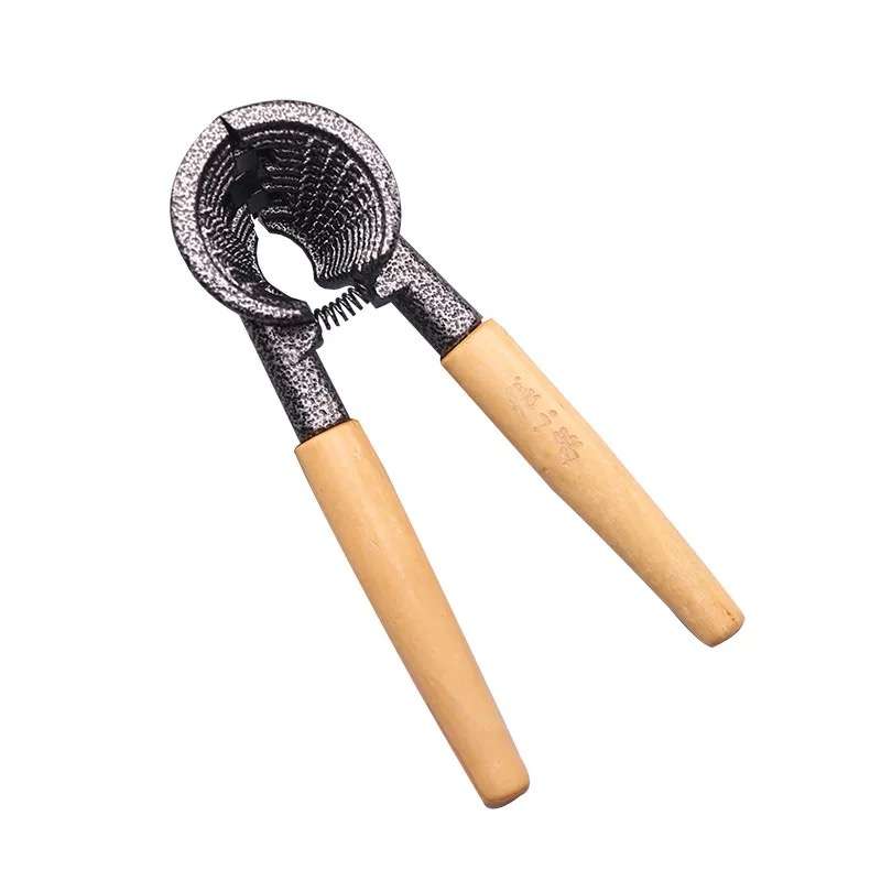 Household wooden handle nut walnut clip hazelnut aluminum al/kitchen