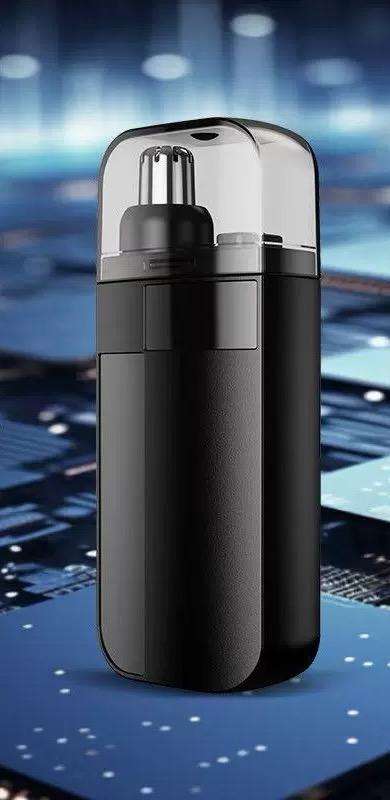 New Electric Nose Hair Trimmer for Men  Rechargeable & Portable Nose Grooming Scissors, Painless Na