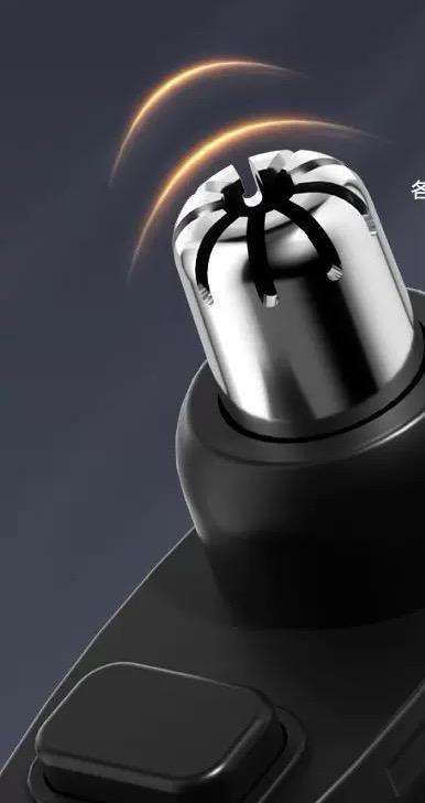 New Electric Nose Hair Trimmer for Men  Rechargeable & Portable Nose Grooming Scissors, Painless Na