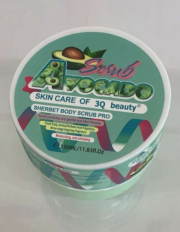 skin care of 3Q beauty /sherbet body scrub pro /avocado