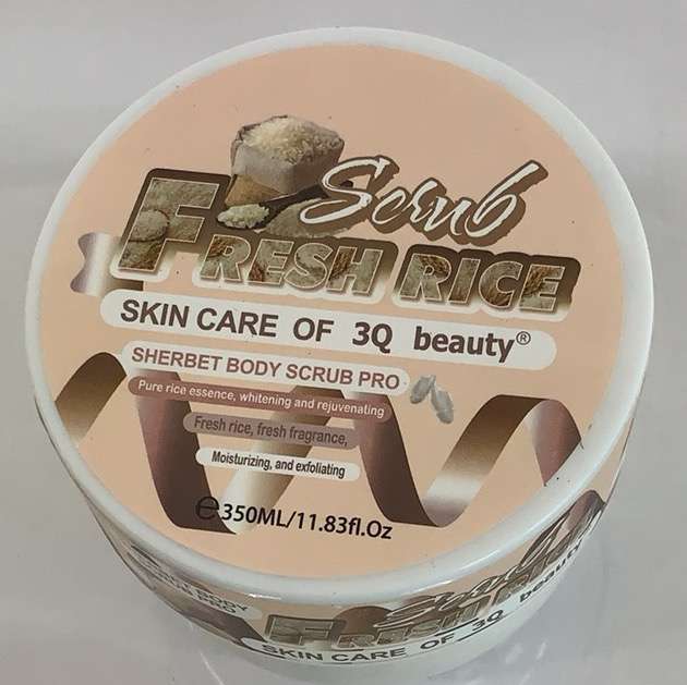 skin care of 3Q beauty /sherbet body scrub pro /Fresh rice
