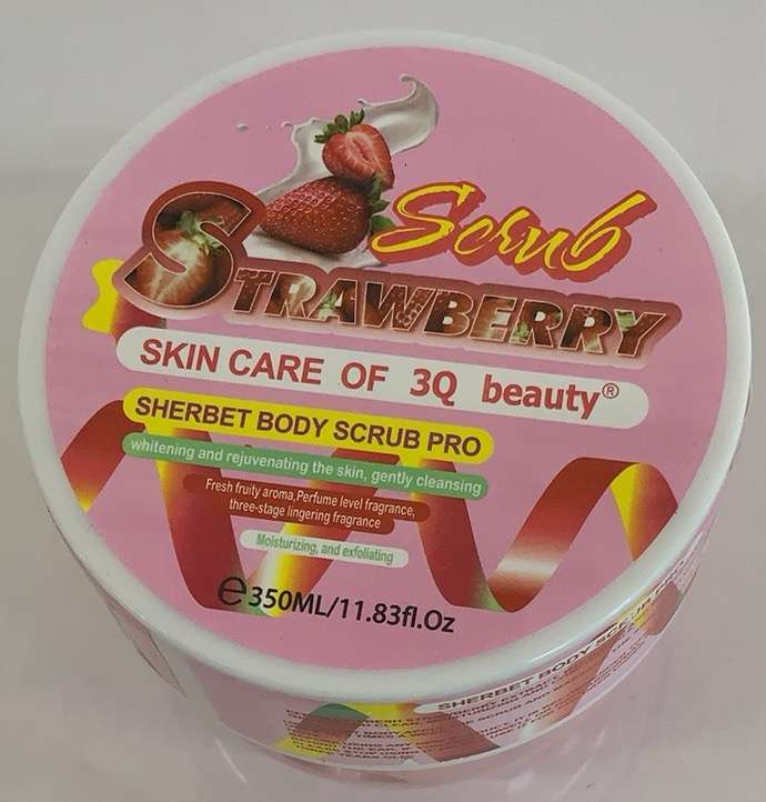 skin care of 3Q beauty /sherbet body scrub pro /strawberry