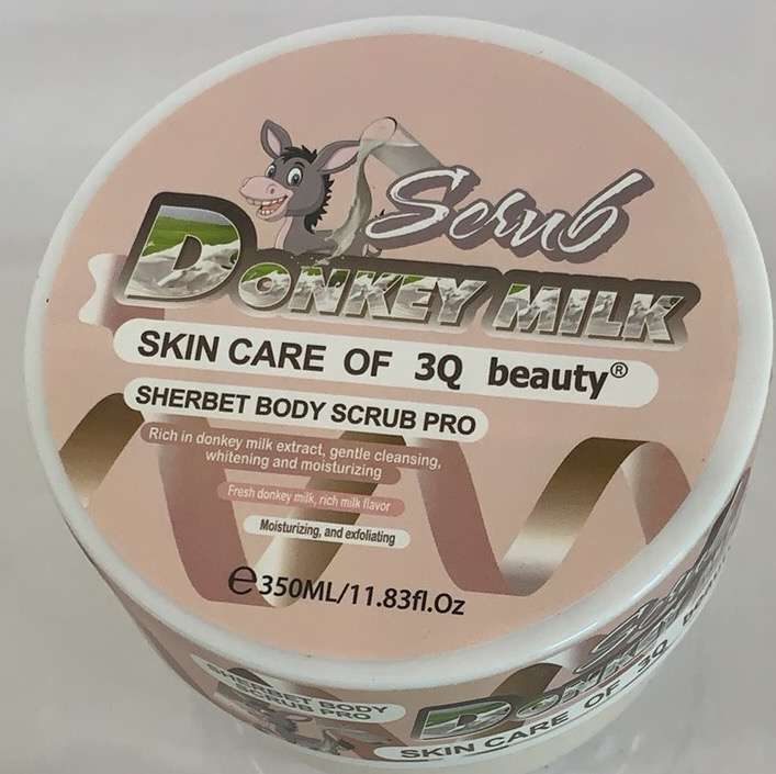 skin care of 3Q beauty /sherbet body scrub pro /donkey milk