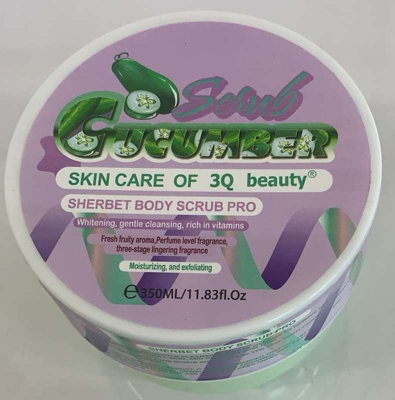 skin care 85of 3Q beauty /sherbet body scrub pro /cucumber