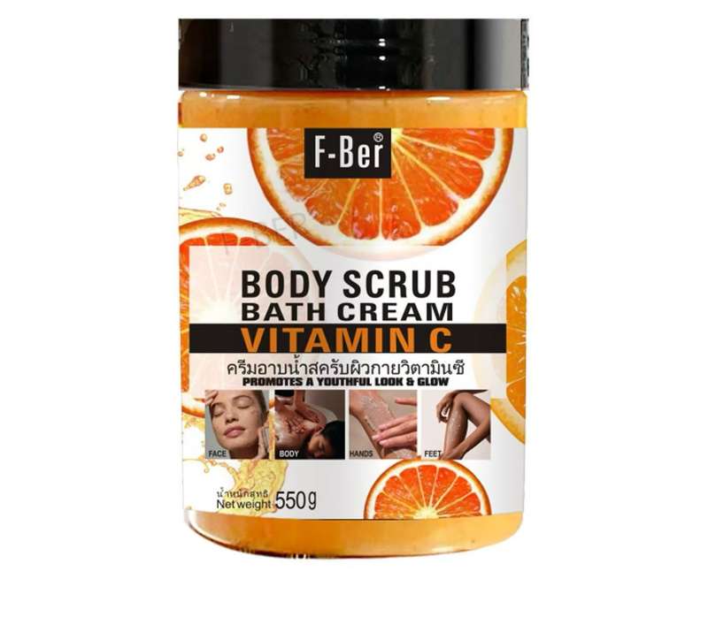 Vitamin c body scrub both cream