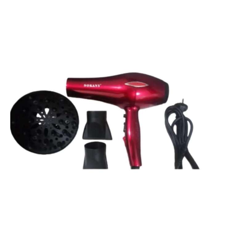 Sokany Hair dryer with diffuser 2600W Red SK-2215