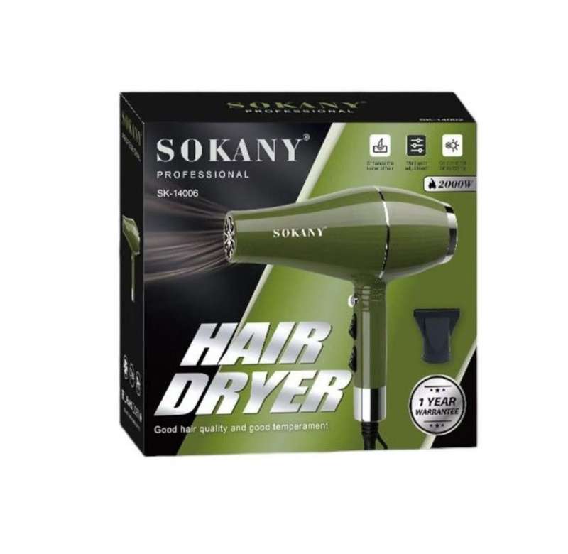 Sokany Hair Dryer 2000W - SK-14006