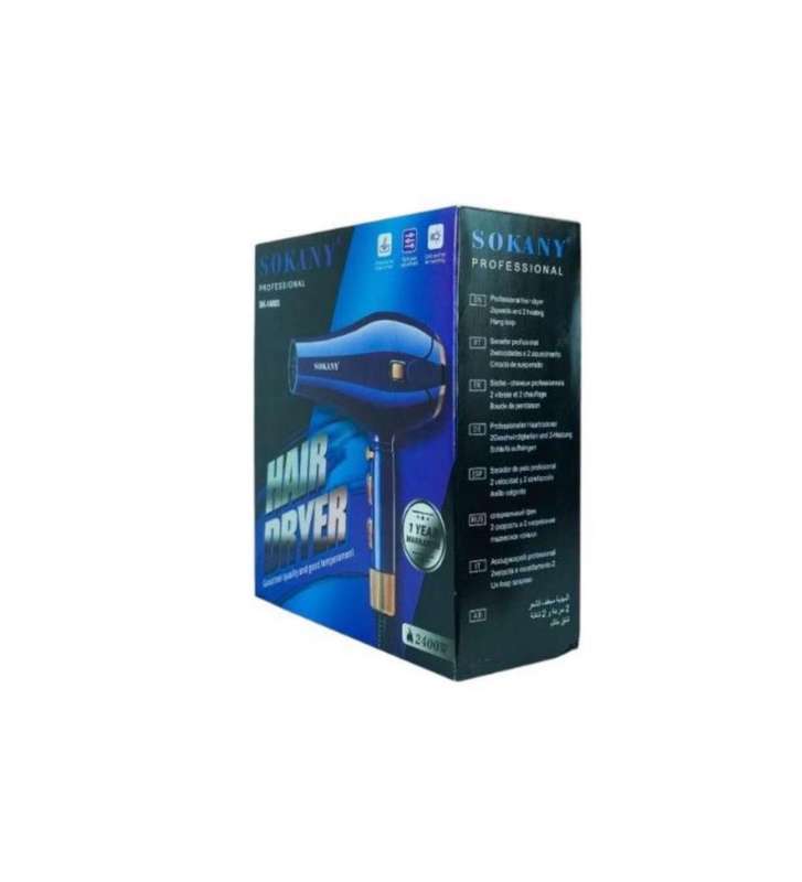 Sokany Professional Hair Dryer 2 Speed - 2400 W SK-14003
