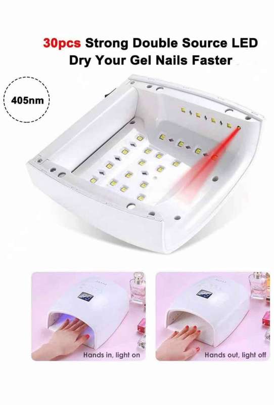 Rechargeable Cordless UV LED Nail Lamp 66W