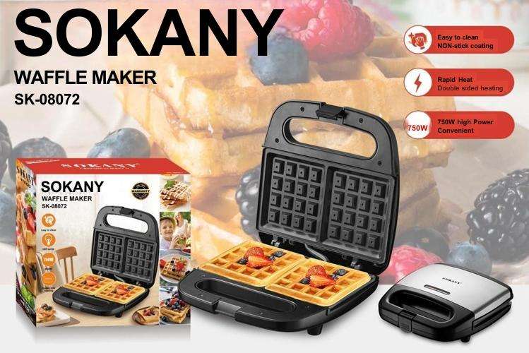 SOKANY WAFFLE MAKER SK-08072