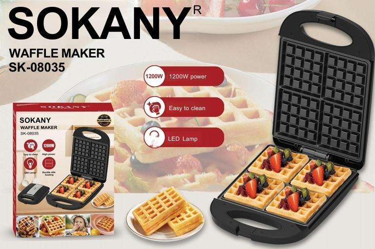 SOKANY WAFFLE MAKER SK-08035