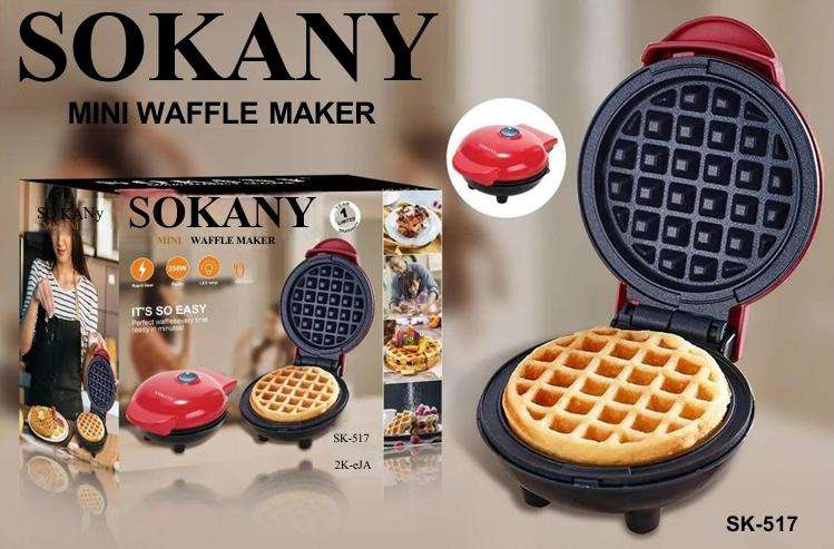 SOKANY MINI WAFFLE MAKER SK-517