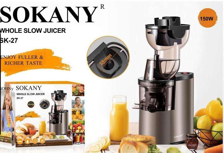SOKANY WHOLE SLOW JUICER SK-27