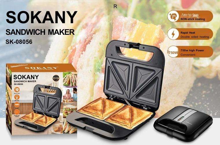 SOKANY SANDWICH MAKER SK-08056