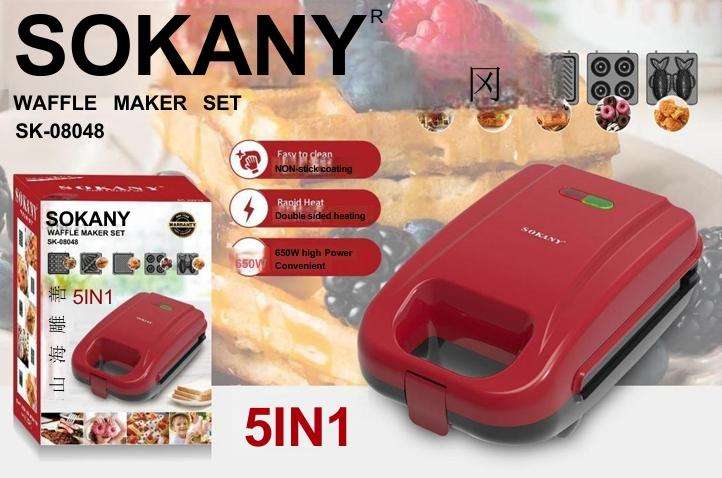 SOKANY WAFFLE MAKER SET SK-08048