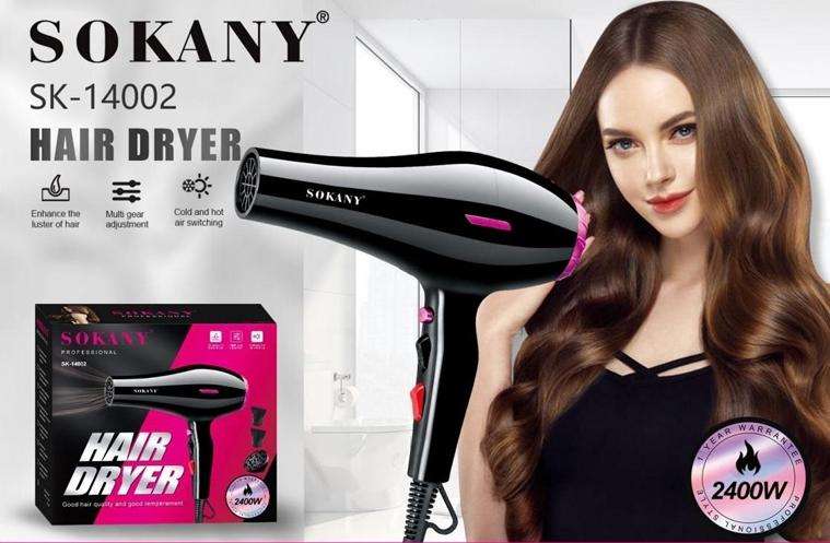 SOKANY HAIR DRYER SK-14002