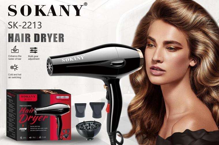 SOKANY HAIR DRYER SK-2213