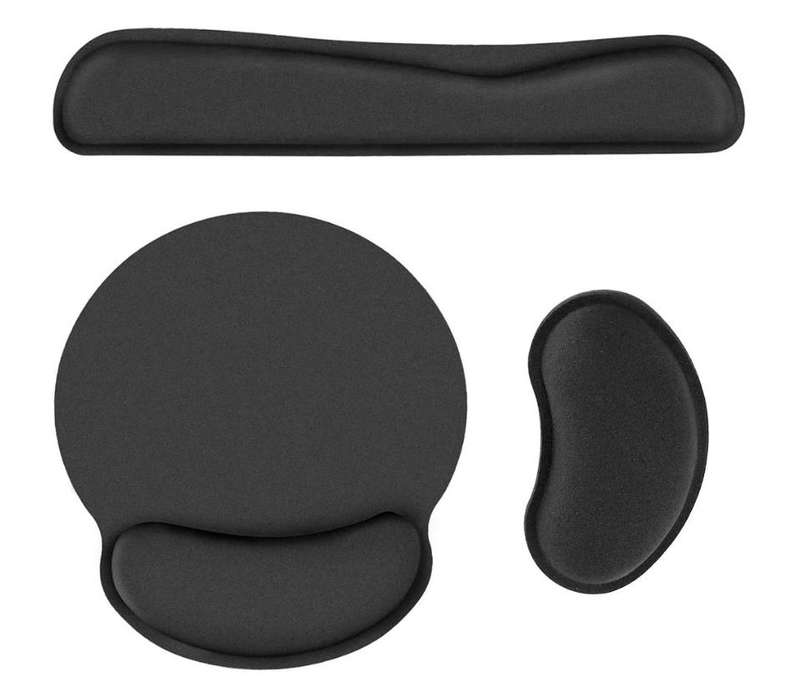 3 in 1 Ergonomic Mouse and Keyboard Pad with Wrist Pad