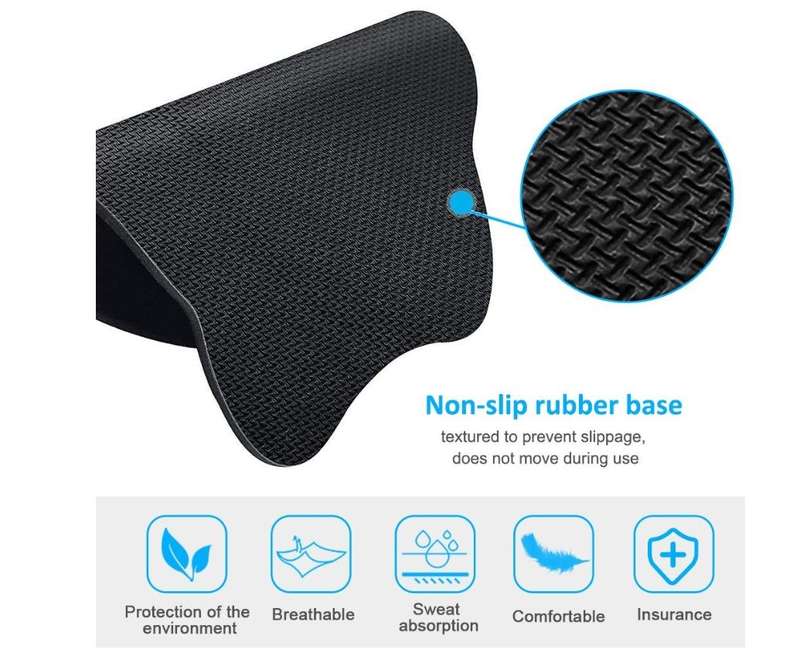 3 in 1 Ergonomic Mouse and Keyboard Pad with Wrist Pad