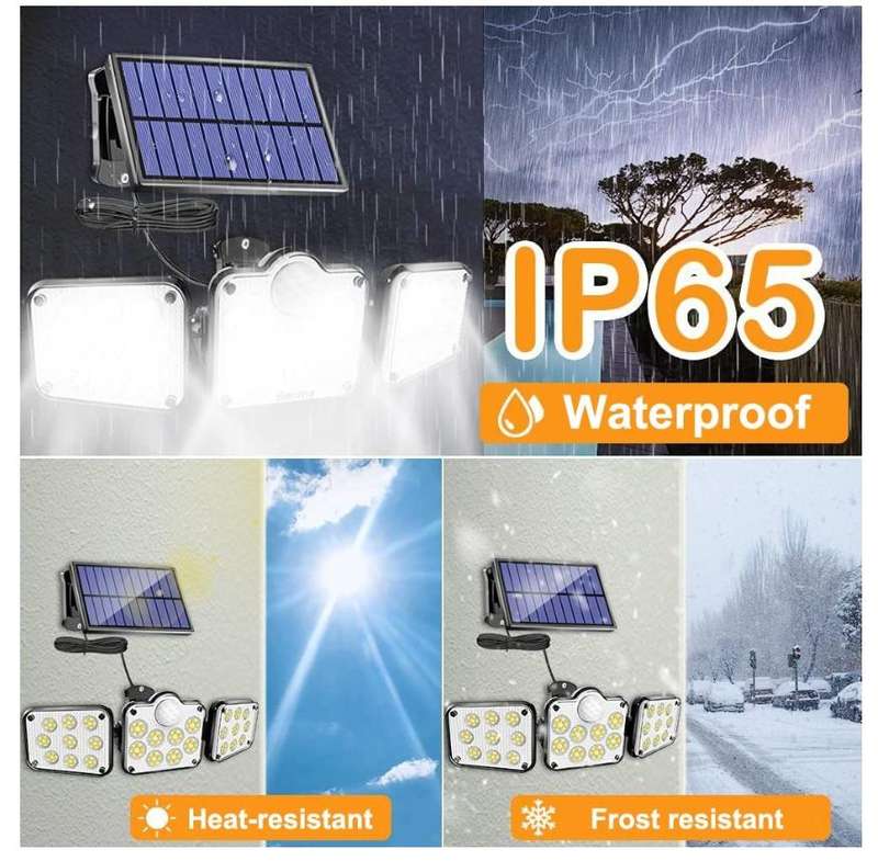 LED Outdoor Solar Light with Motion Sensor with Remote Control