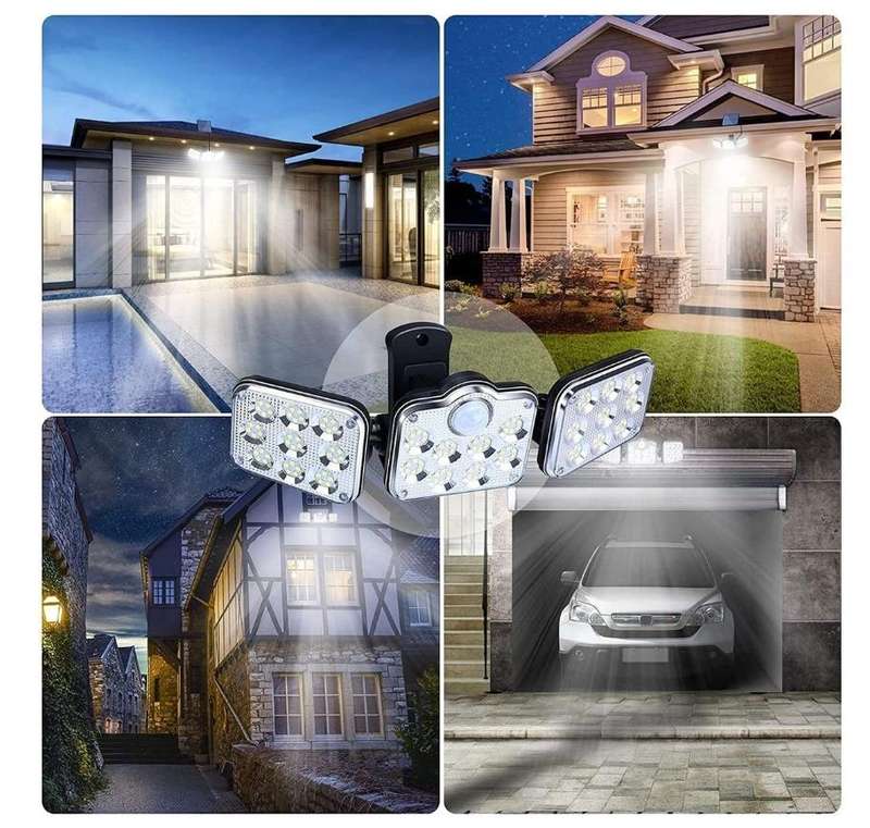 LED Outdoor Solar Light with Motion Sensor with Remote Control