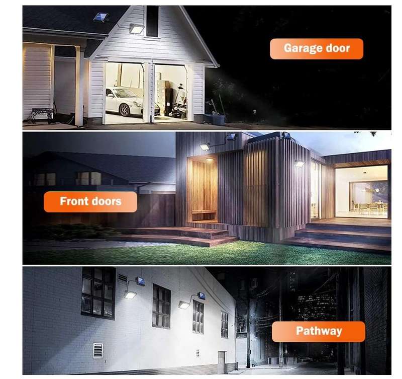 Redisson 2PACK Outdoor LED Solar Light with Motion Sensor