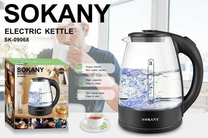 SOKANY ELECTRIC KETTLE SK-09068