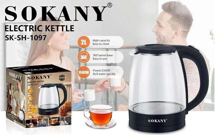 SOKANY ELECTRIC KETTLE SK-SH-1097