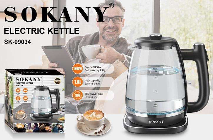 SOKANY ELECTRIC KETTLE SK-09034